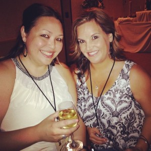 with my good friend and roomie for Summer Lovin' Reader Party 2014, Lisa Survillas