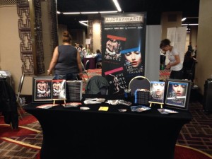 my table at the Chicago Authors Event (May 2014)