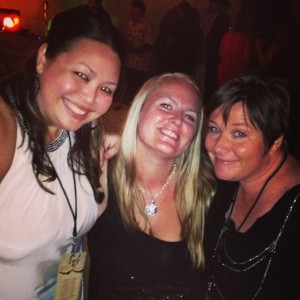 with my girls Jessi Gibson and Kimi Flores at the Summer Lovin' Reader Party in Temecula, CA (July 2014)