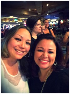 hanging out with my girl Julie Prestsater before the Love N Vegas event (Oct 2014)