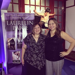 with Laurelin Paige at the Rockin' Hollywood author event (Dec 2014)