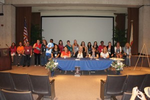 Group photo at the Reading by the Sea Authors Event at the Long Beach Library (June 2014)